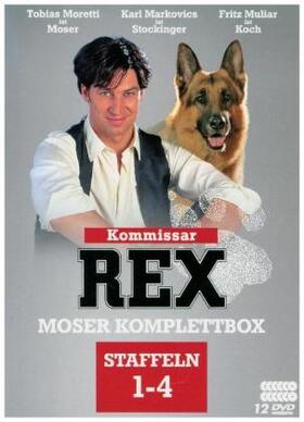  Kommissar Rex - Moser Komplettbox (Alle 4 Staffeln mit Tobias Moretti). 12 DVDs | Sonstiges |  Sack Fachmedien