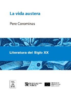 Corominas |  La vida austera | eBook | Sack Fachmedien