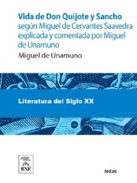 Unamuno |  Vida de Don Quijote y Sancho según Miguel de Cervantes Saavedra | eBook | Sack Fachmedien