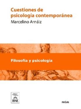 Arnáiz | Cuestiones de psicología contemporánea | E-Book | sack.de