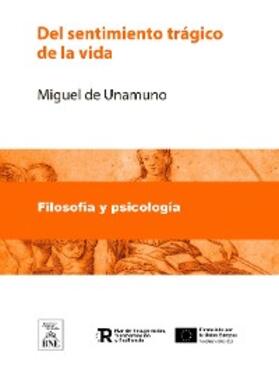 Unamuno |  Del sentimiento trágico de la vida | eBook | Sack Fachmedien