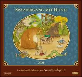 DUMONT Kalenderverlag |  Sven Nordqvist: Spaziergang mit Hund 2021 - DUMONT Kinder-Kalender | Sonstiges |  Sack Fachmedien