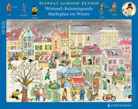 Berner |  Wimmel-Rahmenpuzzle Winter Motiv Marktplatz 48 Teile | Sonstiges |  Sack Fachmedien