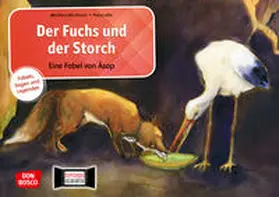 Lefin-Kirsch |  Der Fuchs und der Storch. Eine Fabel von Äsop. Kamishibai Bildkartenset. | Sonstiges |  Sack Fachmedien