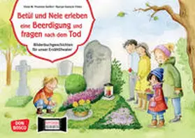 Fromme-Seifert / Kamcili-Yildiz / Kamc¸ili-Yildiz |  Betül und Nele erleben eine Beerdigung und fragen nach dem Tod. Kamishibai Bildkartenset | Sonstiges |  Sack Fachmedien