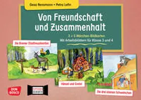 Rensmann |  Von Freundschaft und Zusammenhalt - 3 x 5 Märchen-Bildkarten. Mit Arbeitsblättern für Klasse 3 und 4. Kamishibai Bildkartenset | Sonstiges |  Sack Fachmedien