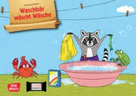 Straßer |  Waschbär wäscht Wäsche. Kamishibai Bildkartenset | Sonstiges |  Sack Fachmedien