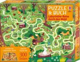 Nolan / Smith |  Puzzle & Buch: Labyrinthe-Reise durch den Wald | Sonstiges |  Sack Fachmedien