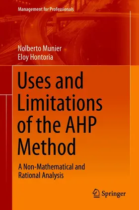 Munier / Hontoria |  Uses and Limitations of the AHP Method | eBook | Sack Fachmedien