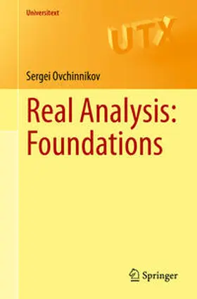 Ovchinnikov |  Real Analysis: Foundations | eBook | Sack Fachmedien