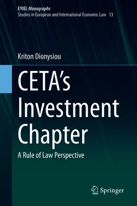 Dionysiou |  CETA's Investment Chapter | eBook | Sack Fachmedien