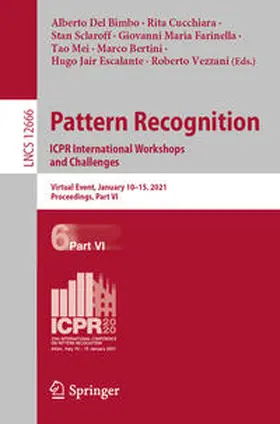 Del Bimbo / Cucchiara / Sclaroff |  Pattern Recognition. ICPR International Workshops and Challenges | eBook | Sack Fachmedien