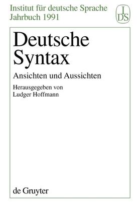 Hoffmann | Deutsche Syntax | E-Book | sack.de