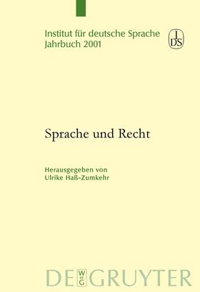 Haß-Zumkehr | Sprache und Recht | E-Book | sack.de