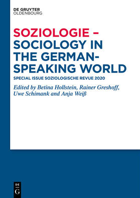 Hollstein / Greshoff / Schimank | Soziologie - Sociology in the German-Speaking World | E-Book | sack.de
