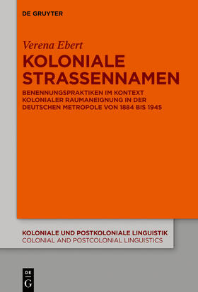 Ebert |  Koloniale Straßennamen | eBook | Sack Fachmedien