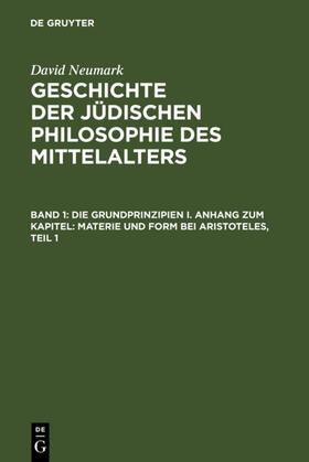 Neumark |  Geschichte der jüdischen Philosophie des Mittelalters | eBook | Sack Fachmedien