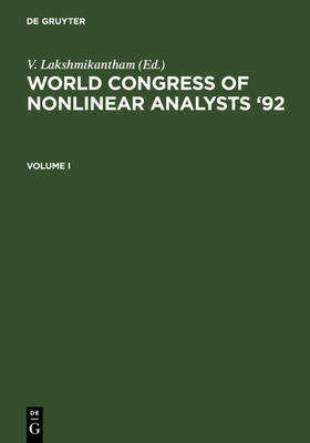 Lakshmikantham |  World Congress of Nonlinear Analysts '92 | eBook | Sack Fachmedien