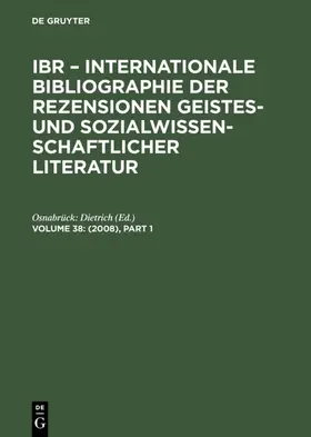 Osnabrück: Dietrich |  (2008) | eBook | Sack Fachmedien