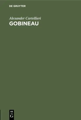 Cartellieri |  Gobineau | eBook | Sack Fachmedien