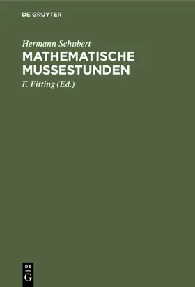 Schubert / Fitting |  Mathematische Mußestunden | eBook | Sack Fachmedien