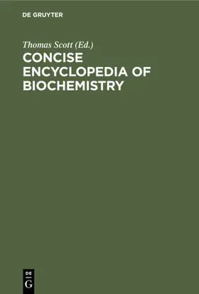 Scott |  Concise encyclopedia of biochemistry | eBook | Sack Fachmedien