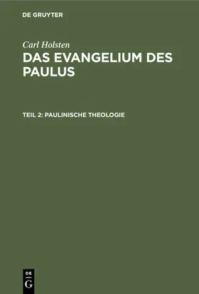 Mehlhorn / Holsten |  Paulinische Theologie | eBook | Sack Fachmedien