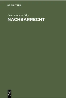  Nachbarrecht | eBook | Sack Fachmedien