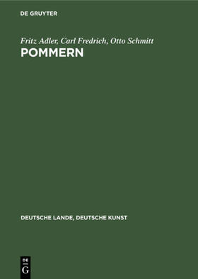 Adler / Fredrich / Schmitt |  Pommern | eBook | Sack Fachmedien