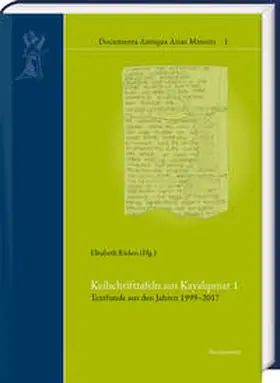 Rieken |  Keilschrifttafeln aus Kayalipinar 1 | eBook | Sack Fachmedien