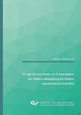 Hoffmann / Schülting |  Vergleich von Power-to-X-Konzepten zur Sektorenkopplung bei hohen regenerativen Anteilen | eBook | Sack Fachmedien