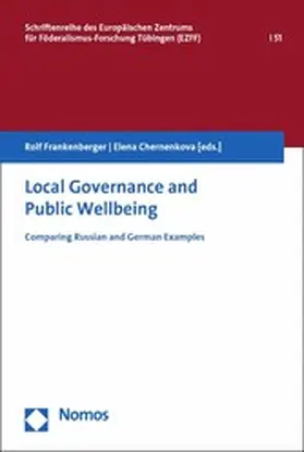 Frankenberger / Chernenkova |  Local Governance and Public Wellbeing | eBook | Sack Fachmedien