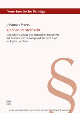 Peters |  Kindheit im Strafrecht | eBook | Sack Fachmedien