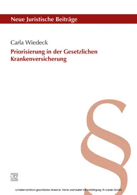 Wiedeck |  Priorisierung in der Gesetzlichen Krankenversicherung | eBook | Sack Fachmedien