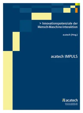 acatech |  Innovationspotenziale der Mensch-Maschine-Interaktion | eBook | Sack Fachmedien