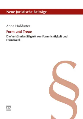 Haßfurter |  Form und Treue | eBook | Sack Fachmedien