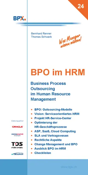 Renner / BPX |  BPO im HRM | eBook | Sack Fachmedien