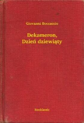 Boccaccio |  Dekameron, Dzien dziewiaty | eBook | Sack Fachmedien