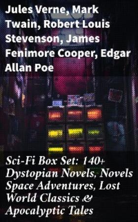 Verne / Twain / Stevenson |  Sci-Fi Box Set: 140+ Dystopian Novels, Novels Space Adventures, Lost World Classics & Apocalyptic Tales | eBook | Sack Fachmedien