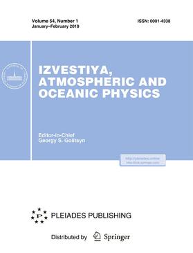  Izvestiya, Atmospheric and Oceanic Physics | Zeitschrift |  Sack Fachmedien