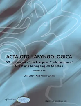  Acta Oto-Laryngologica | Zeitschrift |  Sack Fachmedien