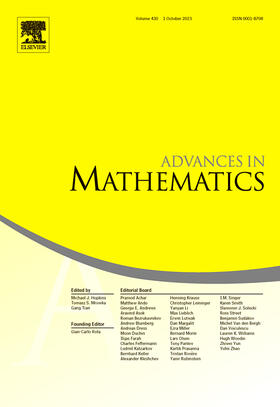 Edited by: Michael J. Hopkins, Tomasz S. Mrowka, Gang Tian |  Advances in Mathematics | Zeitschrift |  Sack Fachmedien