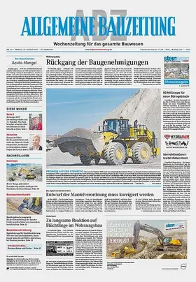  Allgemeine Bauzeitung | Zeitschrift |  Sack Fachmedien