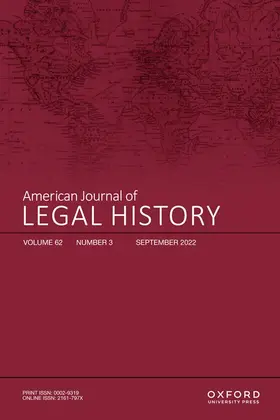  American Journal of Legal History | Zeitschrift |  Sack Fachmedien