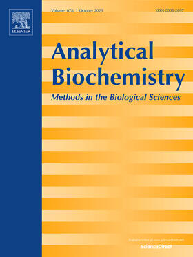 Editor-in-Chief: Arthur Cooper |  Analytical Biochemistry | Zeitschrift |  Sack Fachmedien