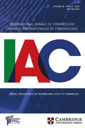  International Annals of Criminology | Zeitschrift |  Sack Fachmedien