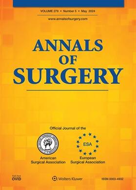  Annals of Surgery | Zeitschrift |  Sack Fachmedien