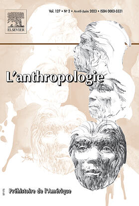 L'Anthropologie | Elsevier Masson | Zeitschrift | sack.de