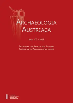  Archaeologia Austriaca | Zeitschrift |  Sack Fachmedien