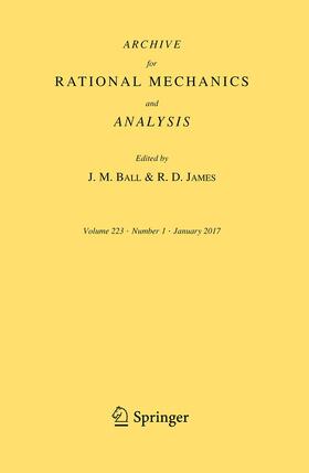  Archive for Rational Mechanics and Analysis | Zeitschrift |  Sack Fachmedien
